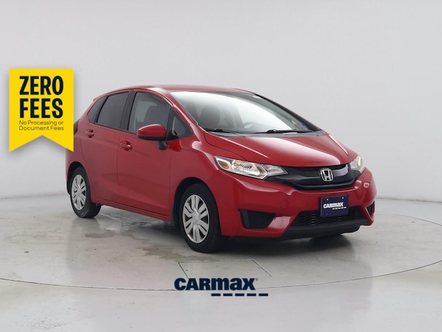 Red 2017 Honda Fit Hatchback Front-Wheel Drive Automatic