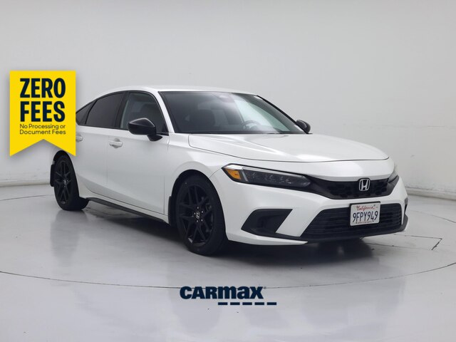 White 2023 Honda Civic Hatchback Hatchback Front-Wheel Drive Automatic