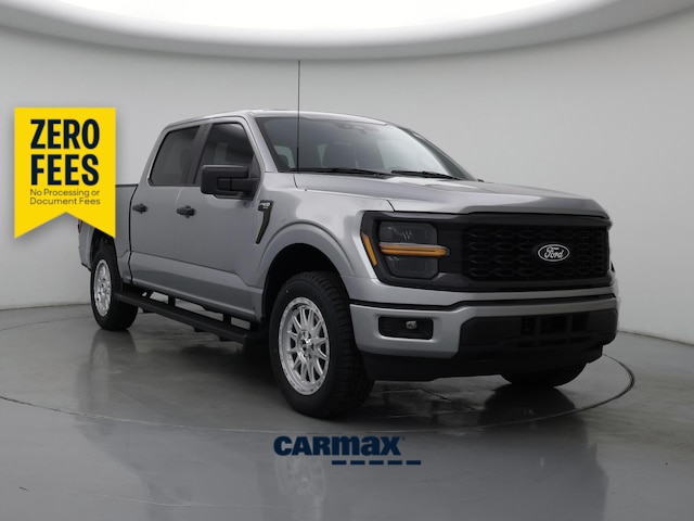 Silver 2024 Ford F-150 Pickup Truck Four-Wheel Drive Automatic