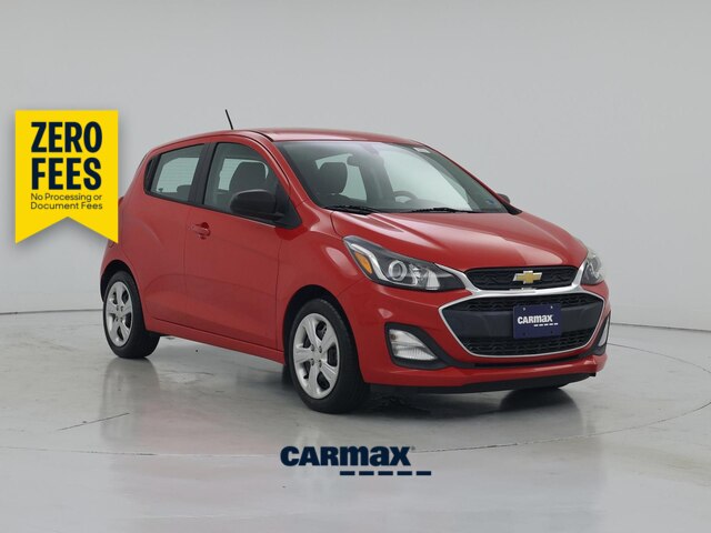 Red 2019 Chevrolet Spark Hatchback Front-Wheel Drive Automatic