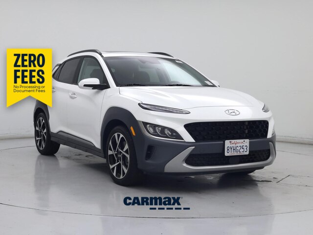 White 2022 Hyundai Kona SUV / Crossover Front-Wheel Drive Automatic