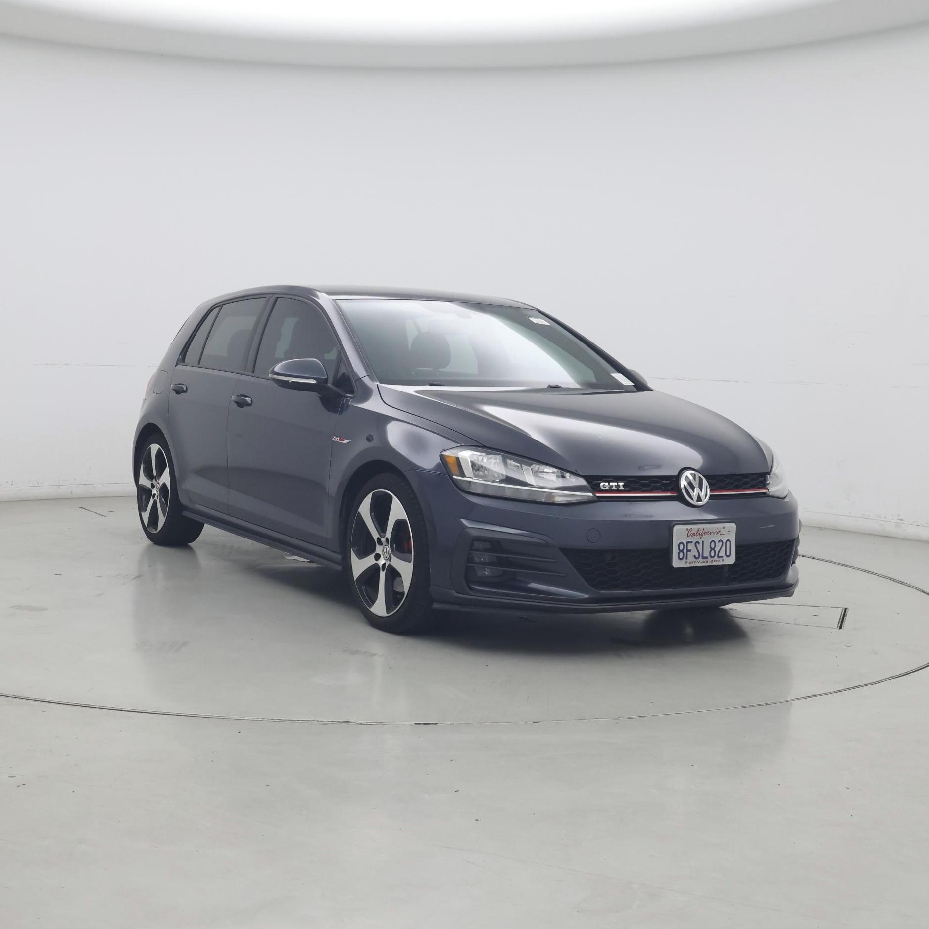 Blue 2018 Volkswagen Golf GTI Hatchback Front-Wheel Drive Automatic