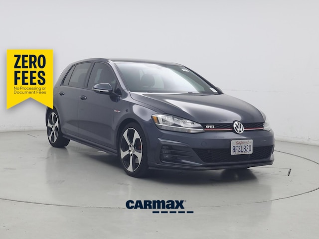Blue 2018 Volkswagen Golf GTI Hatchback Front-Wheel Drive Automatic