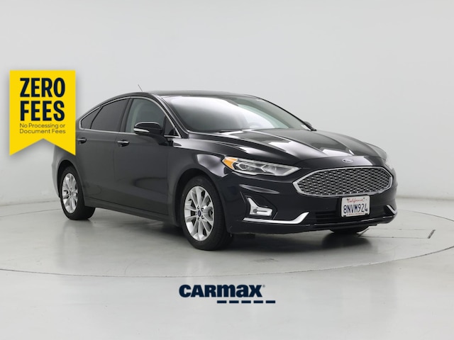 Black 2020 Ford Fusion Energi Sedan Front-Wheel Drive Automatic