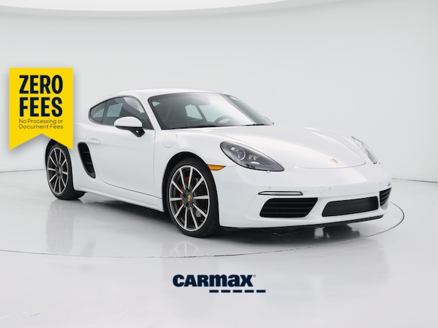 White 2018 Porsche 718 Cayman Coupe Rear-Wheel Drive Automatic