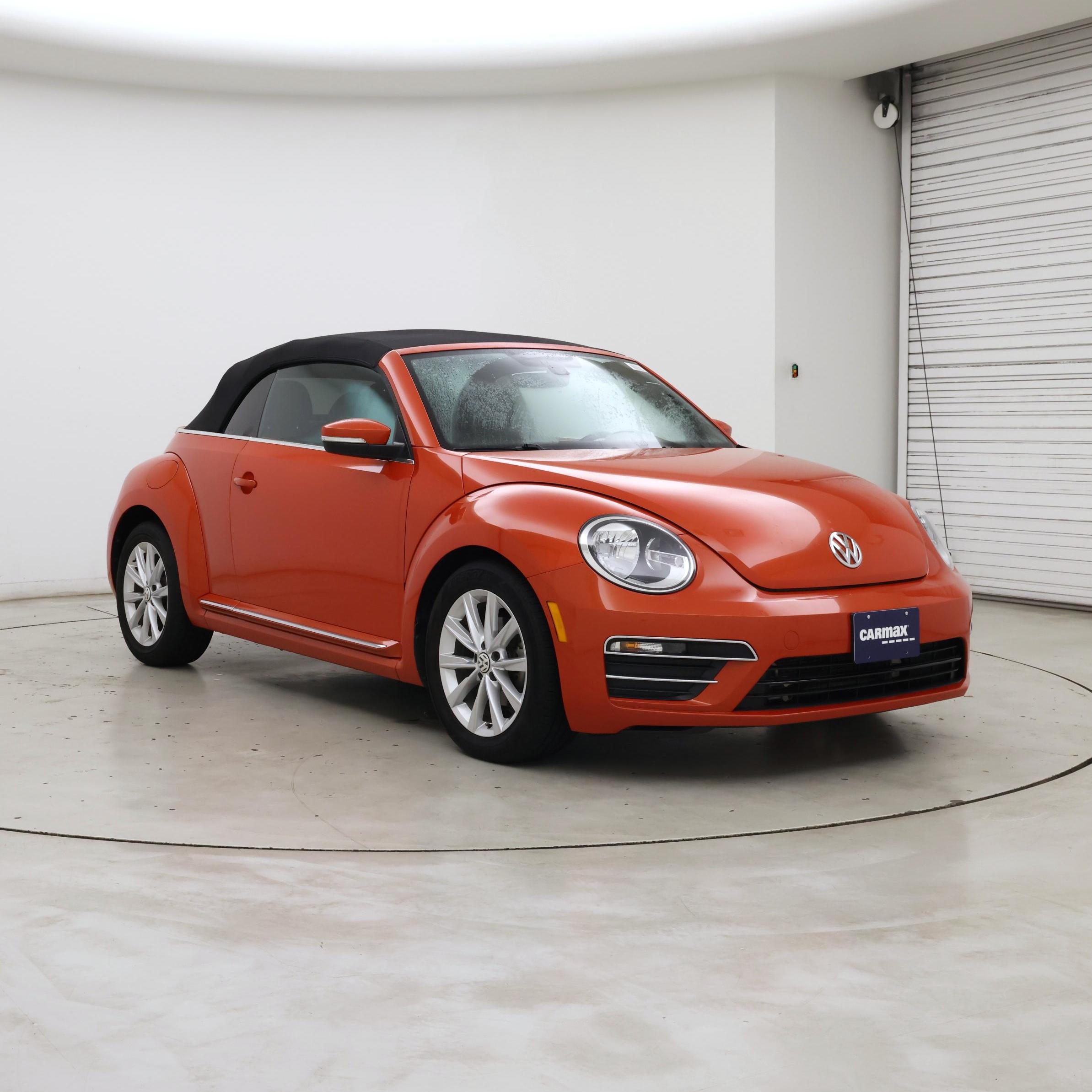 Orange 2019 Volkswagen Beetle Convertible Front-Wheel Drive Automatic