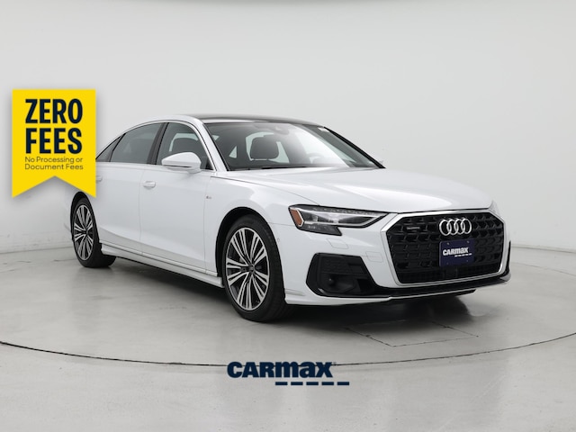 White 2023 Audi A8 Sedan All-Wheel Drive Automatic