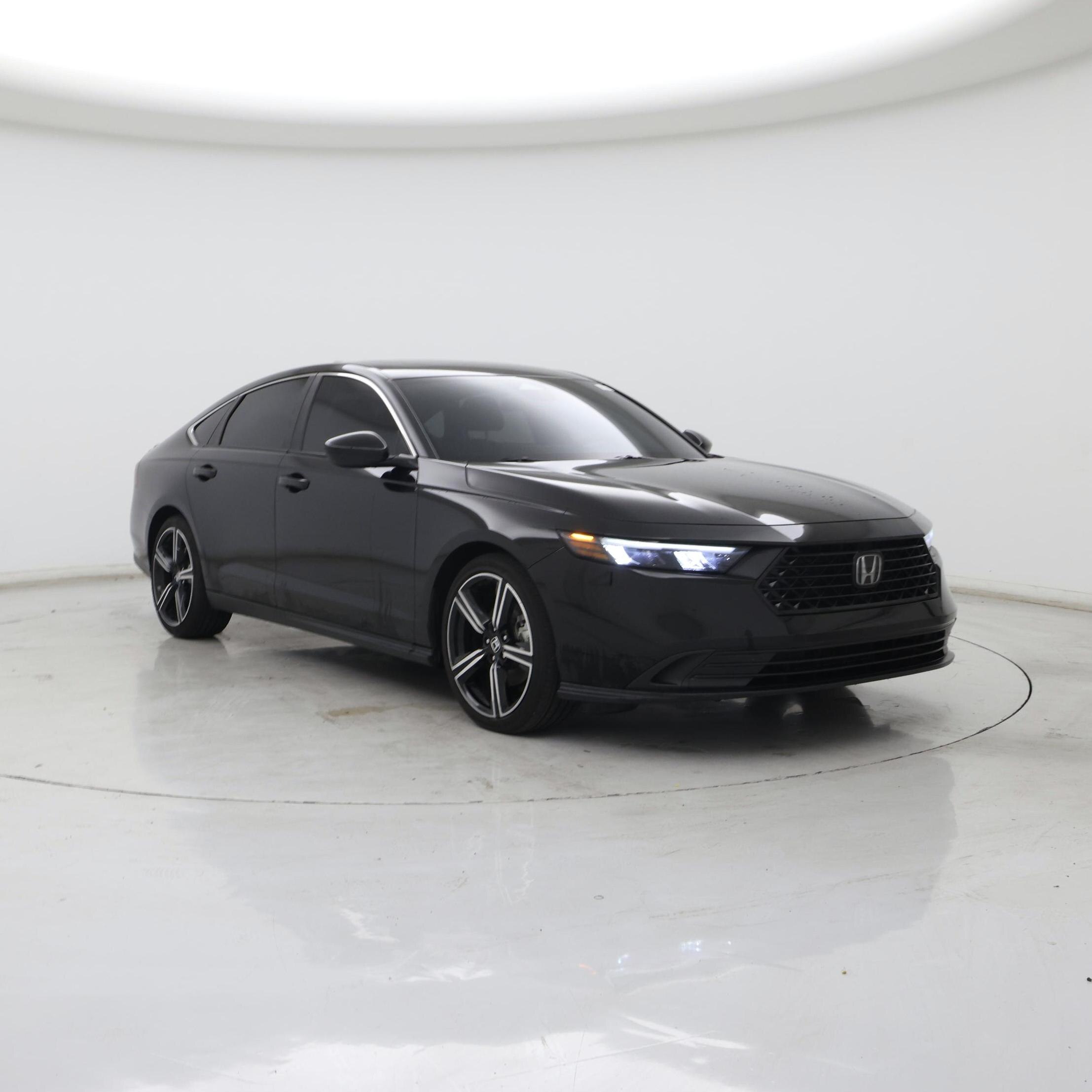 Black 2024 Honda Accord Hybrid Sedan Front-Wheel Drive Automatic