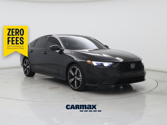 Black 2024 Honda Accord Hybrid Sedan Front-Wheel Drive Automatic