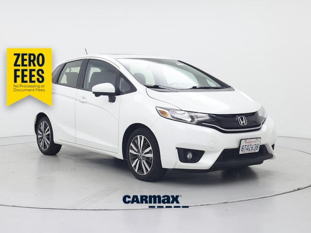 White 2016 Honda Fit Hatchback Front-Wheel Drive Automatic