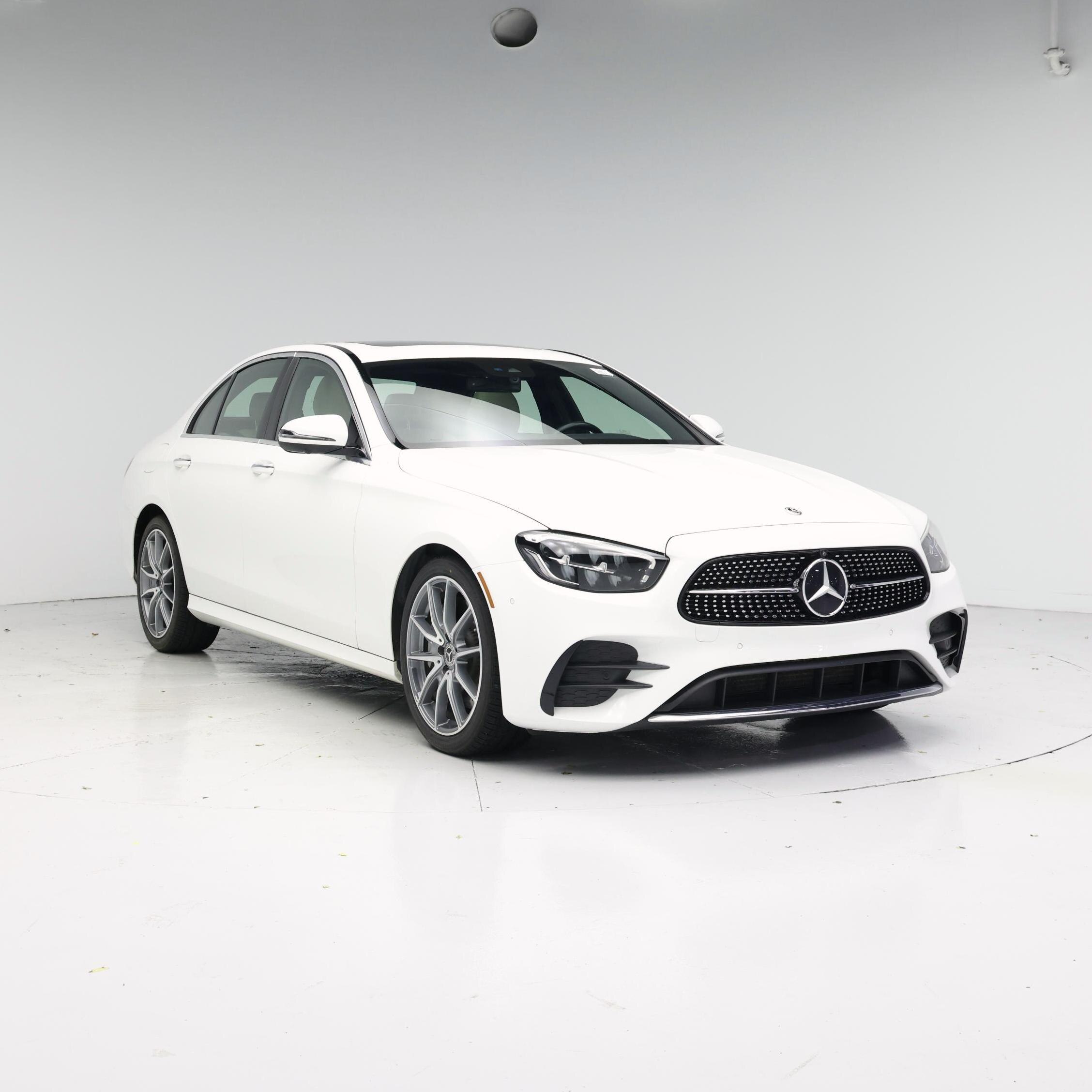 White 2021 Mercedes-Benz E-Class Sedan Rear-Wheel Drive Automatic