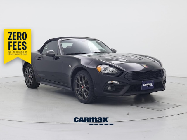 Black 2018 FIAT 124 Spider Convertible Rear-Wheel Drive Automatic