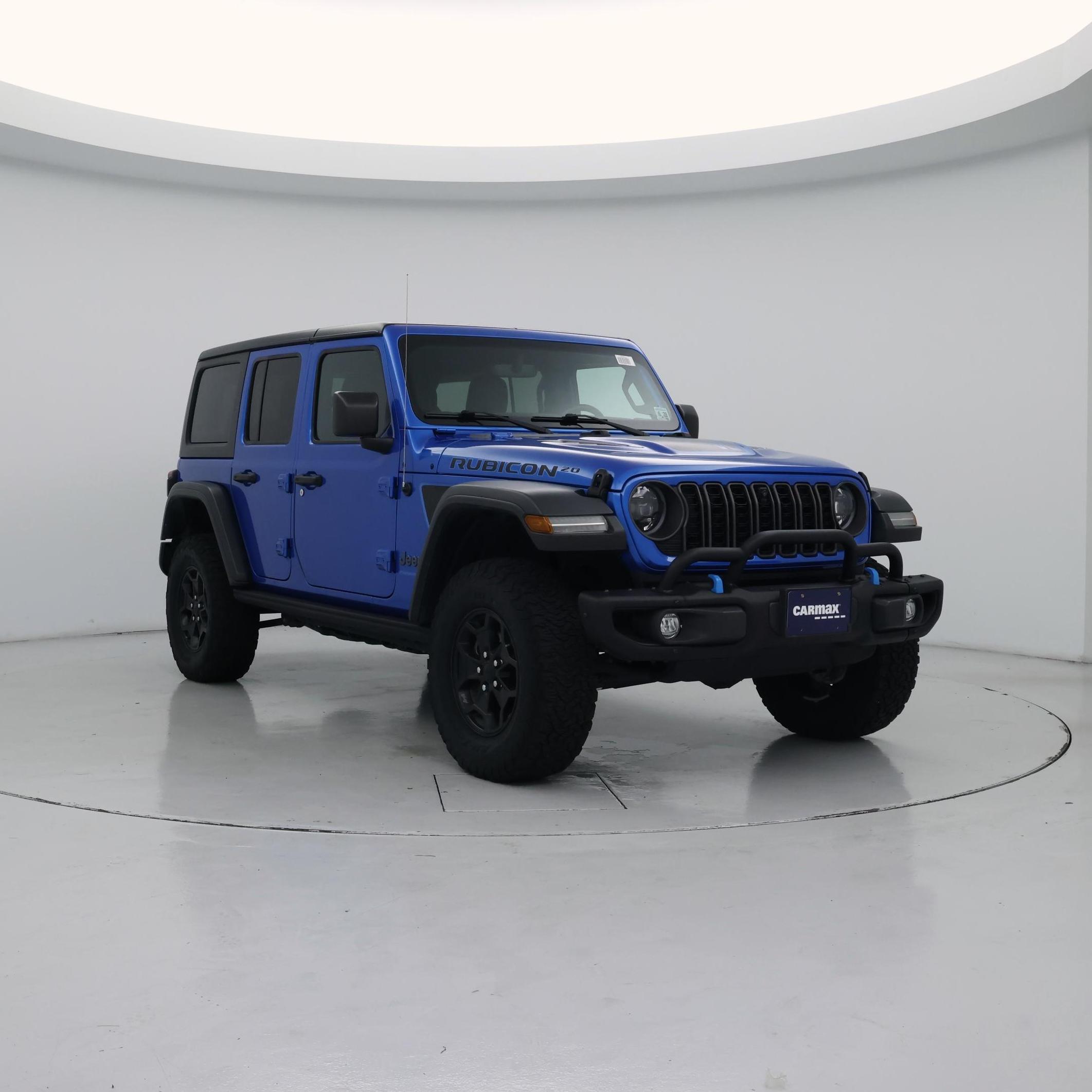 Blue 2023 Jeep Wrangler 4xe SUV / Crossover Four-Wheel Drive Automatic