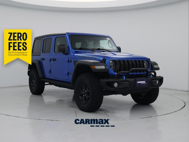 Blue 2023 Jeep Wrangler 4xe SUV / Crossover Four-Wheel Drive Automatic