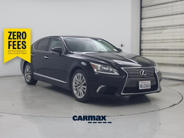 Black 2014 Lexus LS Sedan All-Wheel Drive Automatic