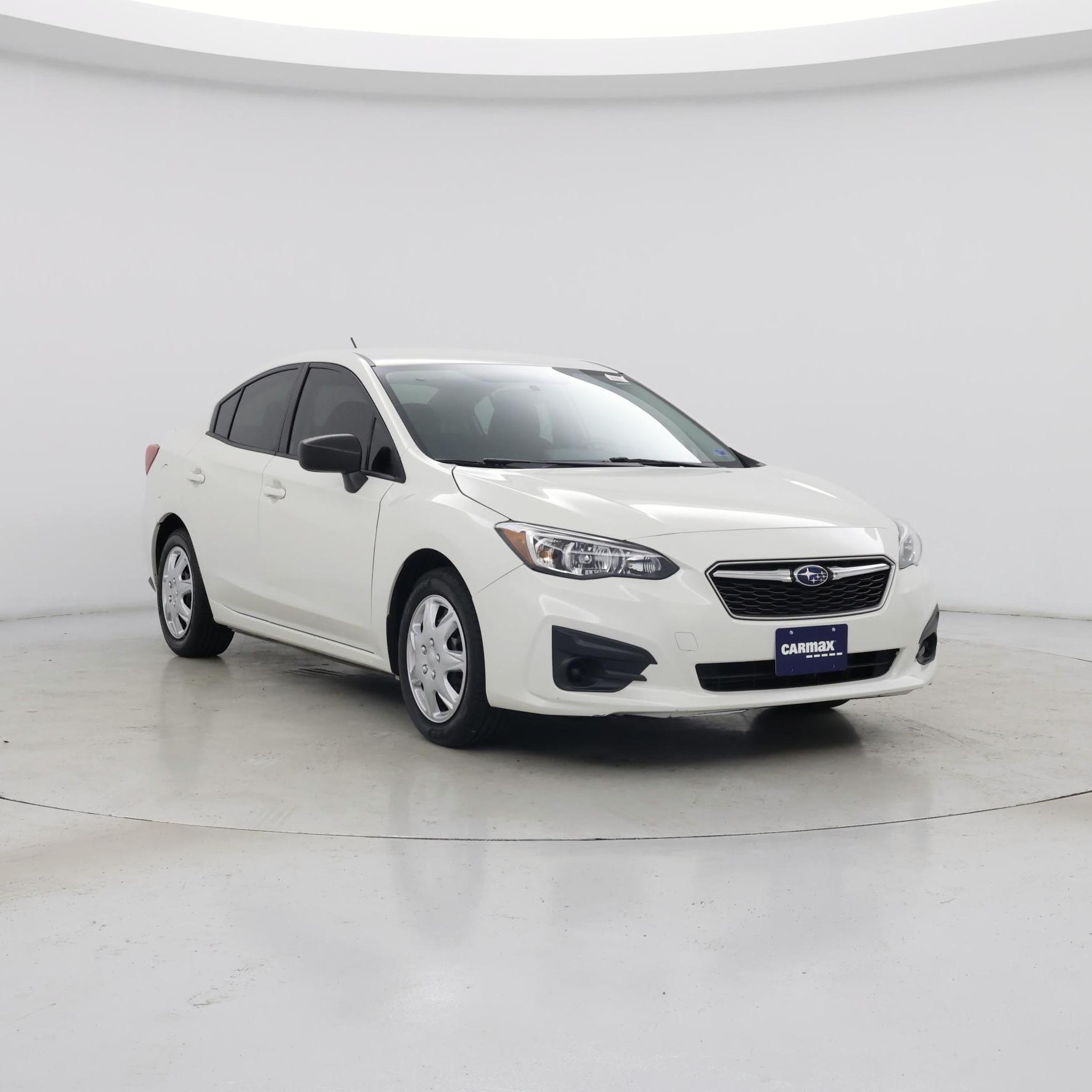 White 2019 Subaru Impreza Sedan  Automatic