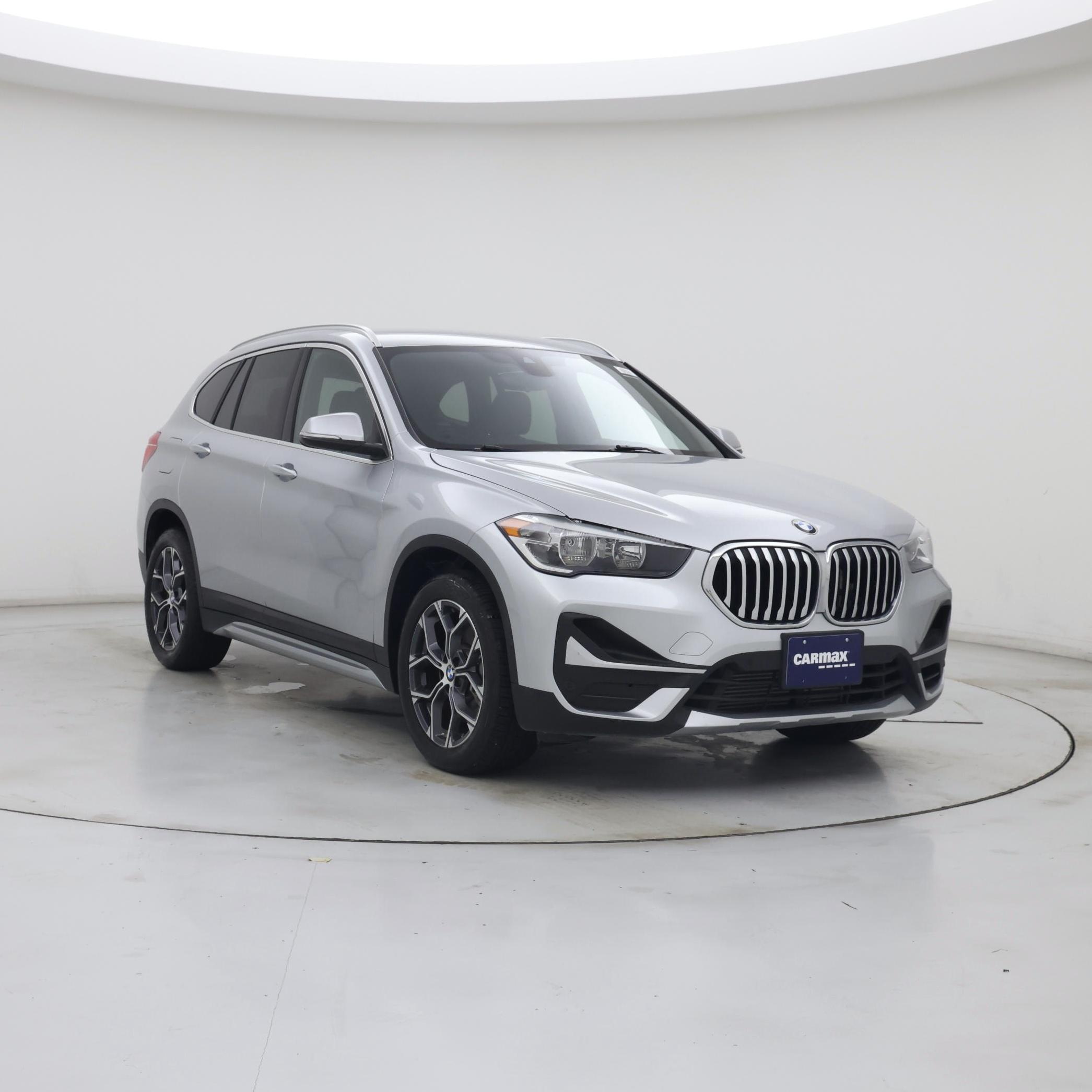 Silver 2021 BMW X1 SUV / Crossover Front-Wheel Drive Automatic