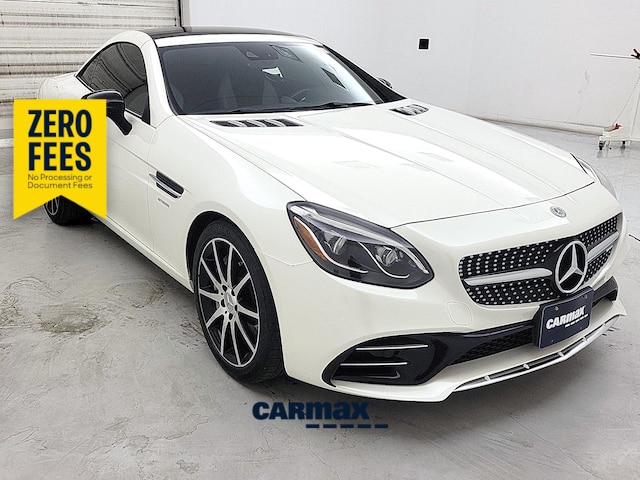 White 2018 Mercedes-Benz SLC Convertible Rear-Wheel Drive Automatic