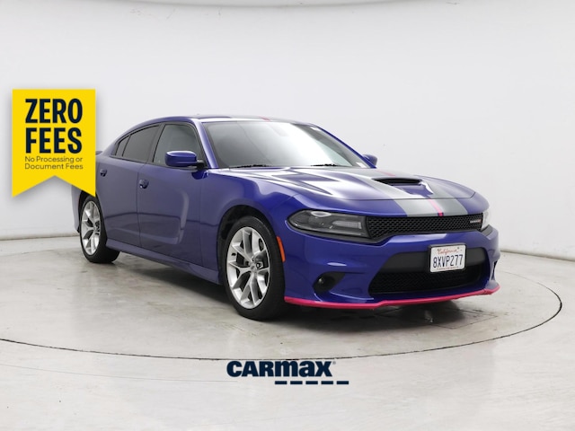 Blue 2021 Dodge Charger Sedan Rear-Wheel Drive Automatic