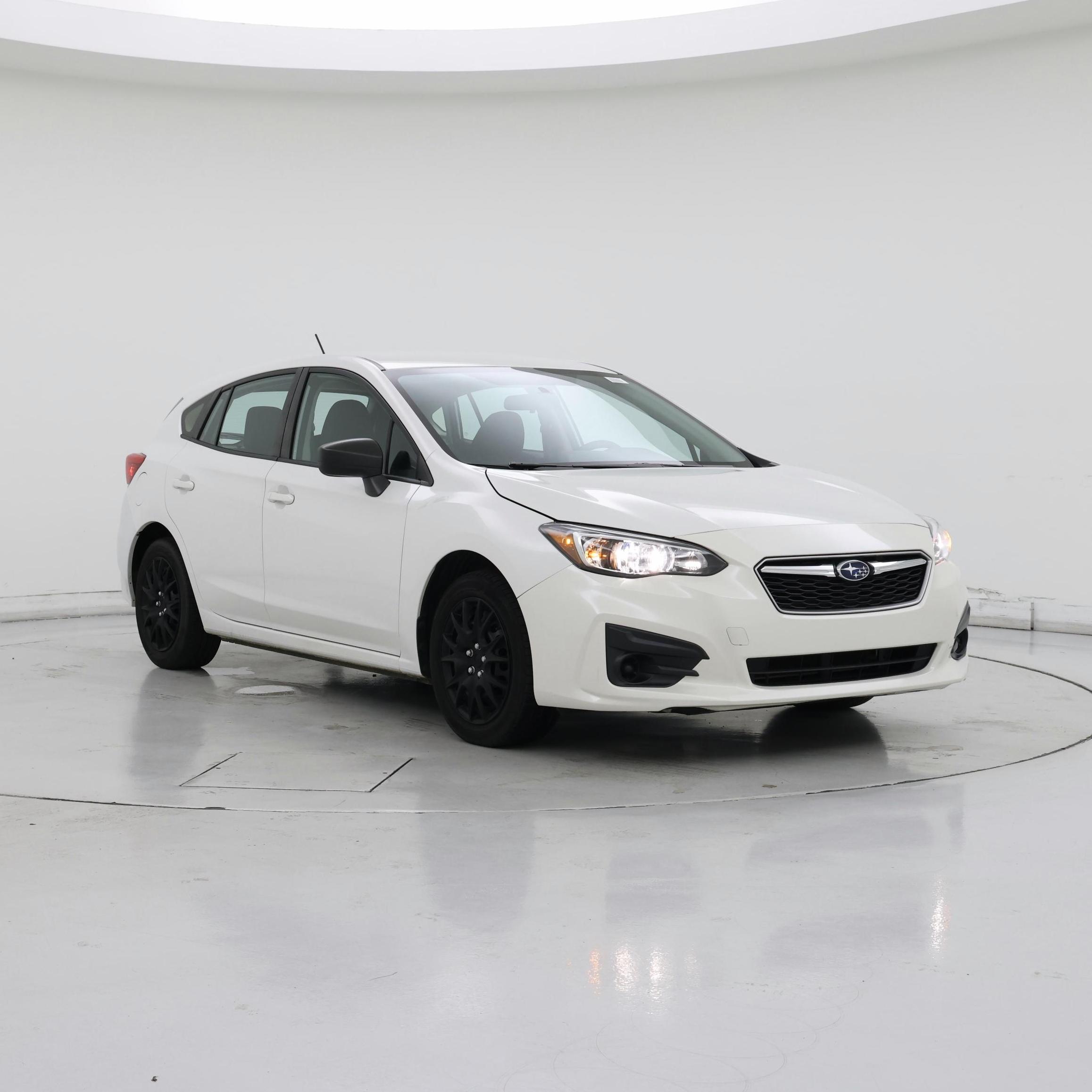 White 2019 Subaru Impreza Sedan  Automatic