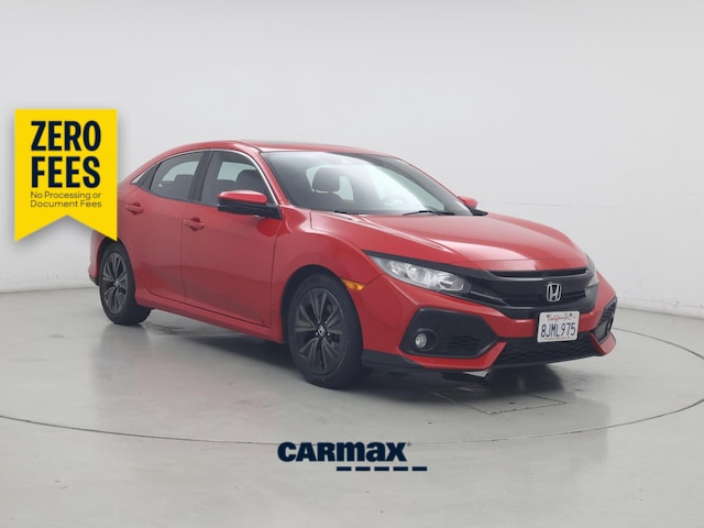 Red 2019 Honda Civic Hatchback Hatchback Front-Wheel Drive Automatic