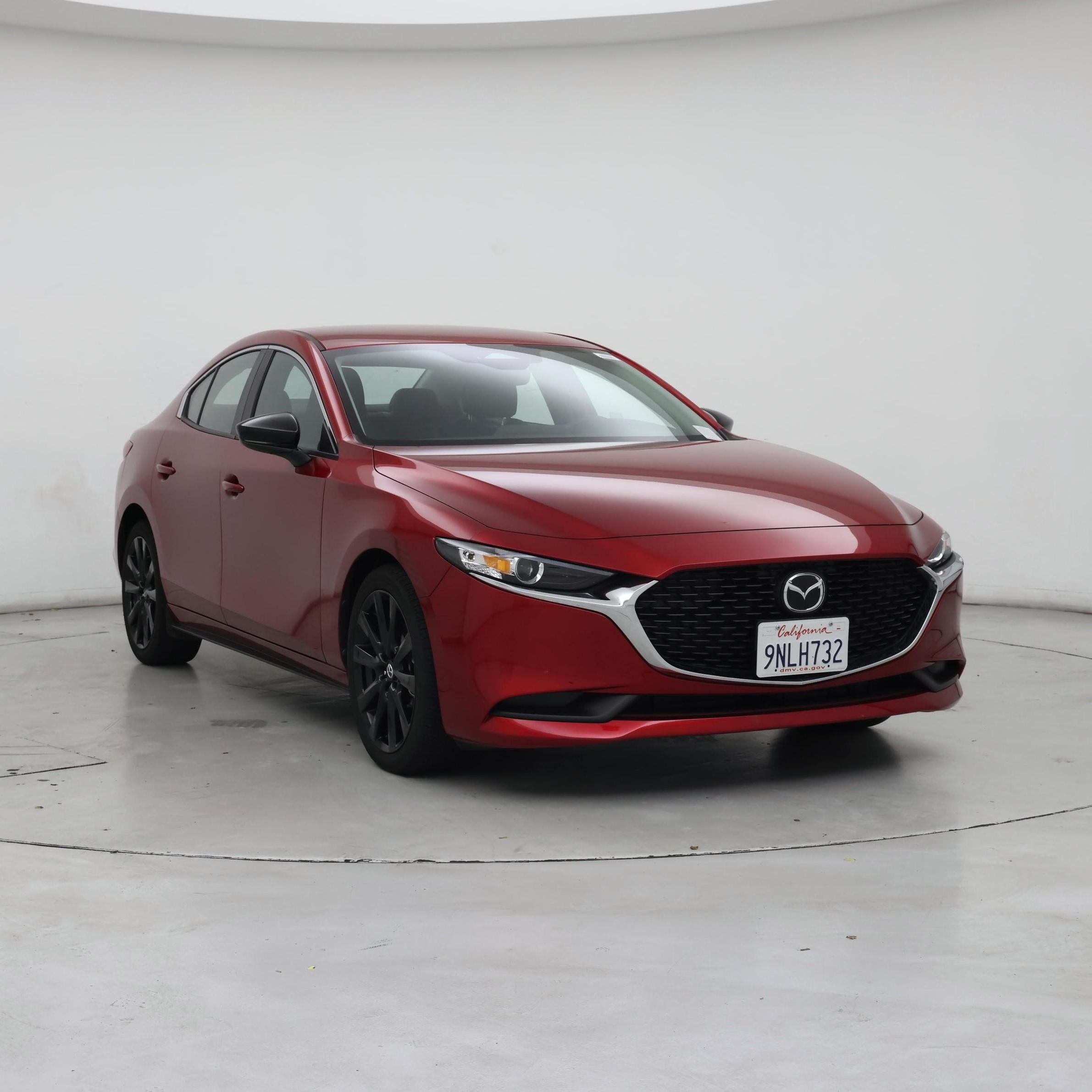 Red 2024 Mazda MAZDA3 Sedan Front-Wheel Drive Automatic