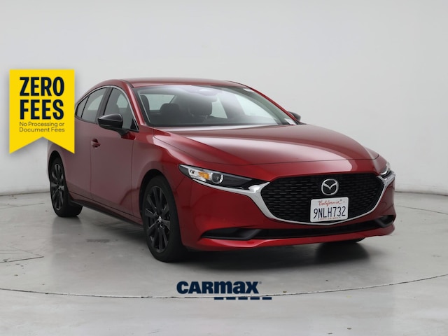 Red 2024 Mazda MAZDA3 Sedan Front-Wheel Drive Automatic