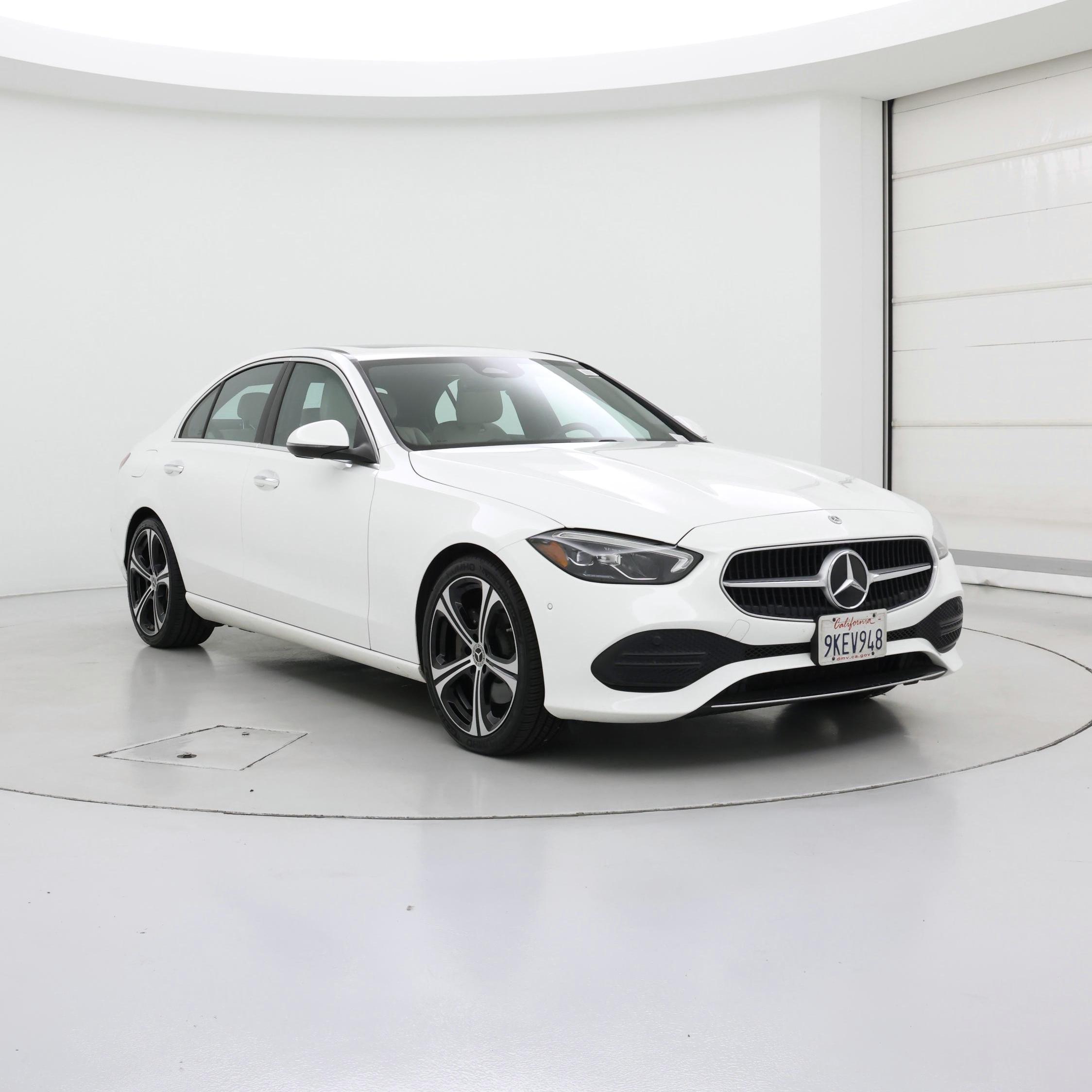 White 2024 Mercedes-Benz C-Class Sedan Rear-Wheel Drive Automatic