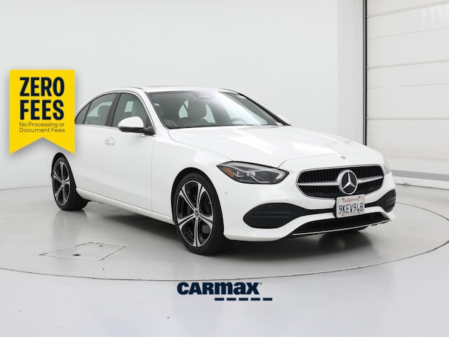 White 2024 Mercedes-Benz C-Class Sedan Rear-Wheel Drive Automatic