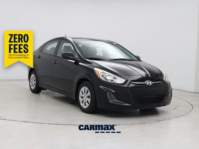 Black 2016 Hyundai Accent Sedan Front-Wheel Drive Automatic