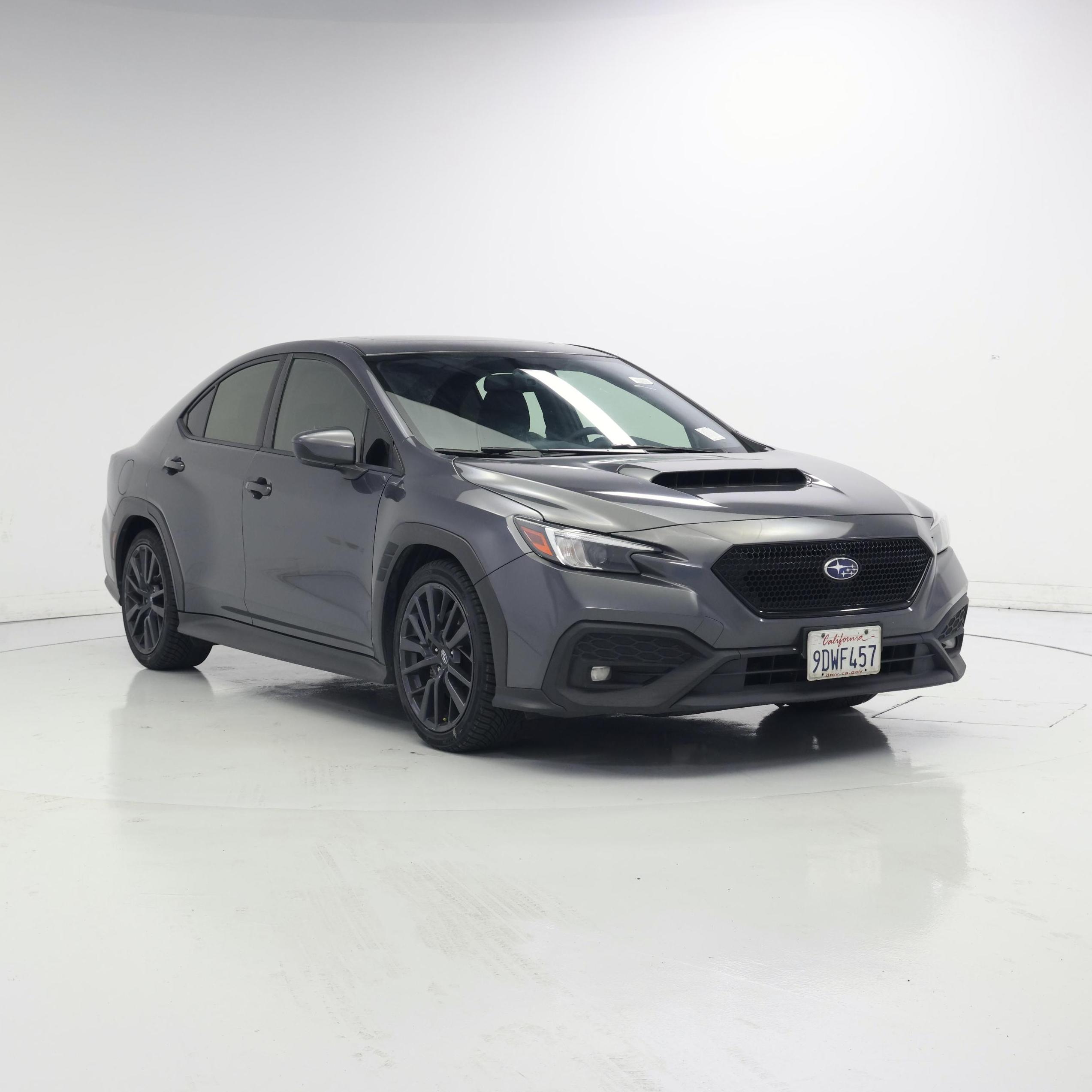 Gray 2022 Subaru WRX Sedan All-Wheel Drive Manual