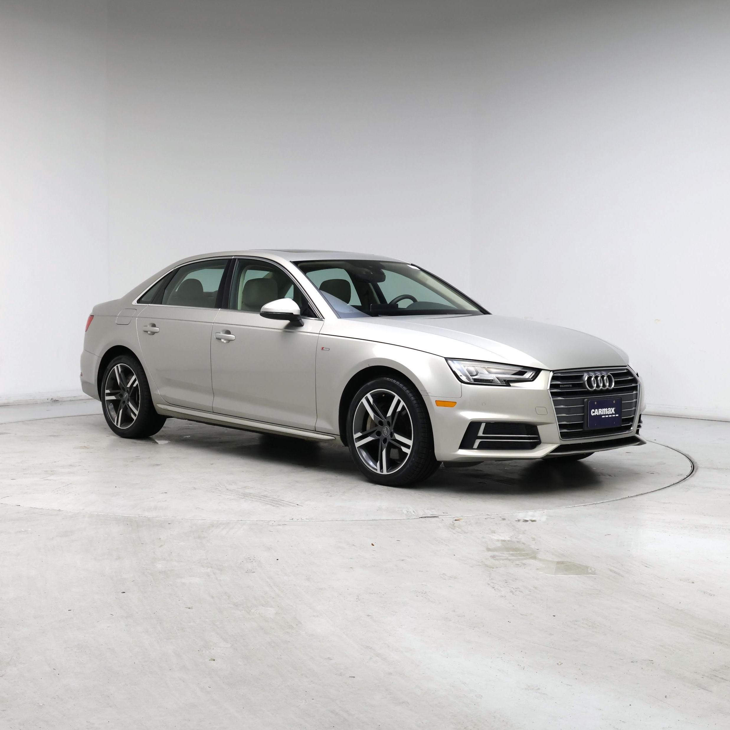 Silver 2017 Audi A4 Sedan All-Wheel Drive Automatic