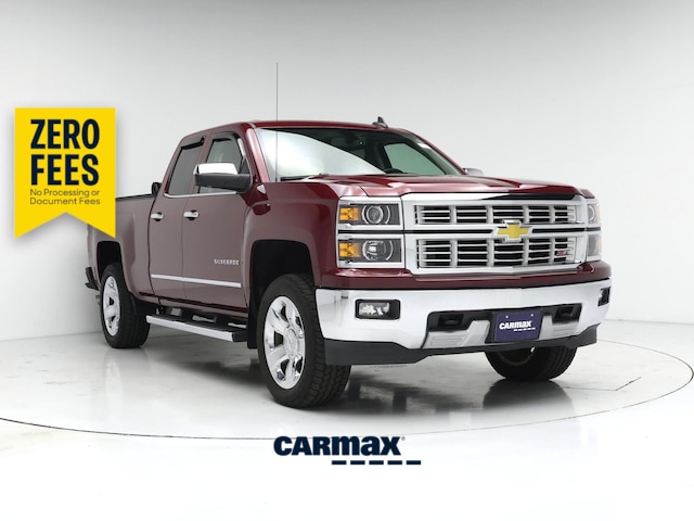 Red (Burgundy) 2015 Chevrolet Silverado 1500 Pickup Truck Four-Wheel Drive Automatic