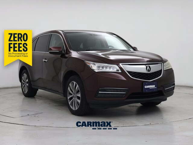 Red (Burgundy) 2015 Acura MDX SUV / Crossover Automatic
