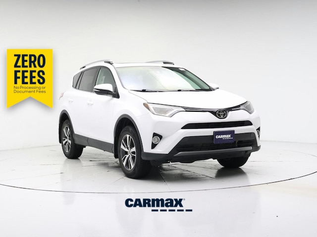 White 2018 Toyota RAV4 SUV / Crossover All-Wheel Drive Automatic