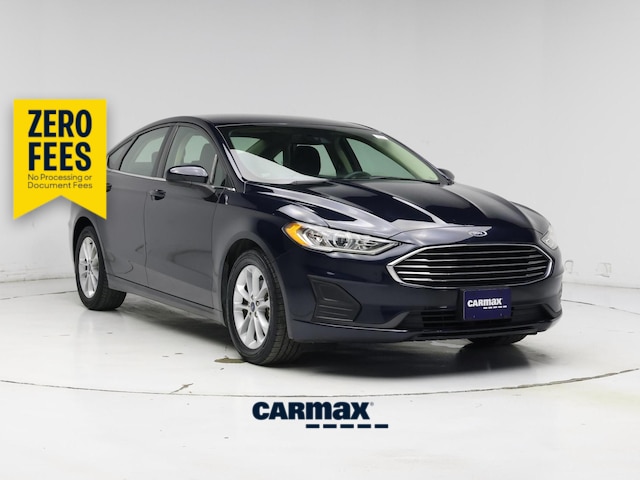 Blue 2020 Ford Fusion Sedan Front-Wheel Drive Automatic