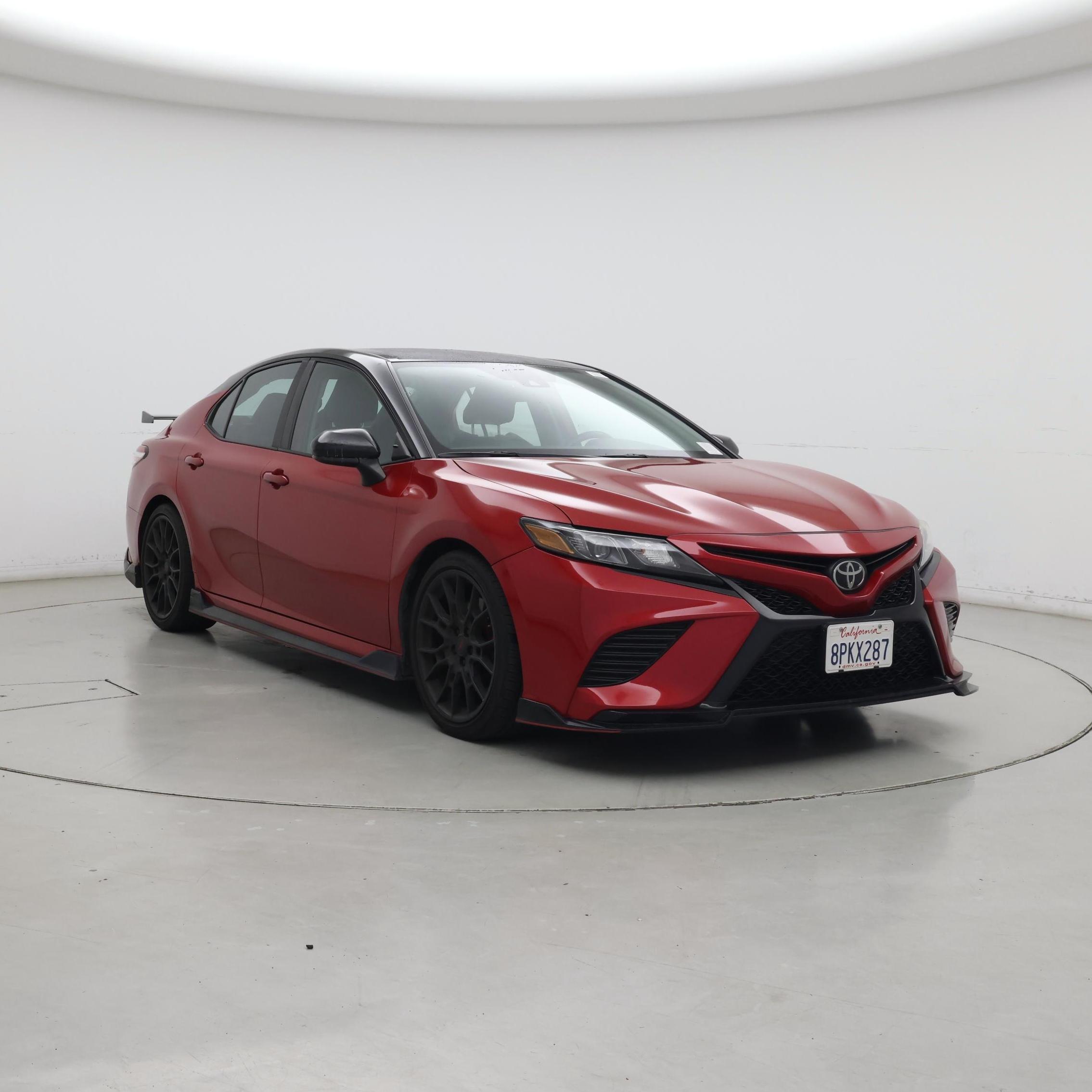 Red 2020 Toyota Camry Sedan Front-Wheel Drive Automatic