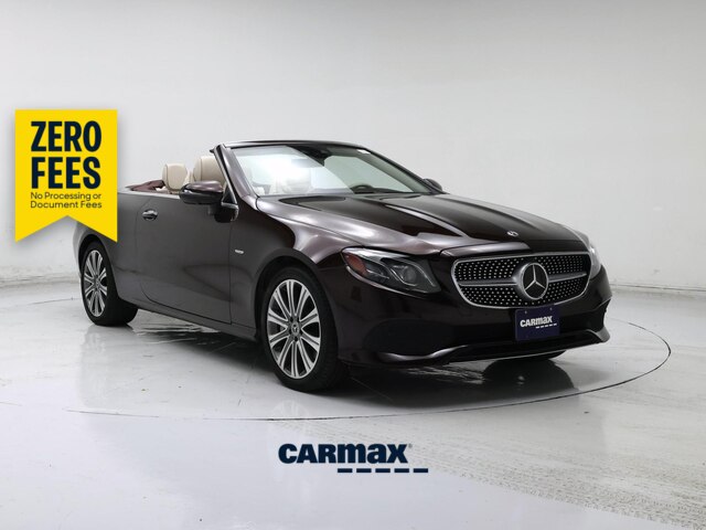 Red (Burgundy) 2018 Mercedes-Benz E-Class Convertible Rear-Wheel Drive Automatic