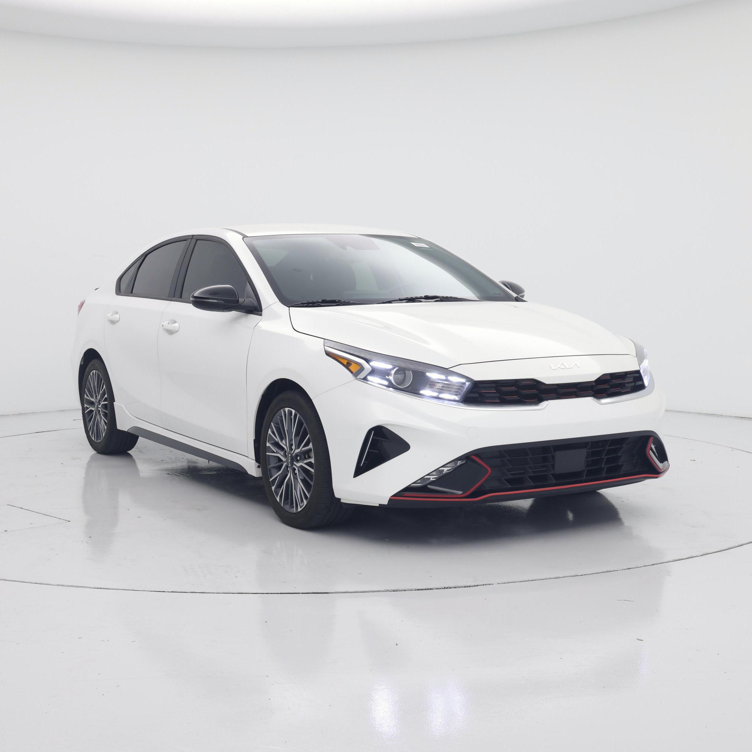 White 2024 Kia Forte Sedan Front-Wheel Drive Automatic
