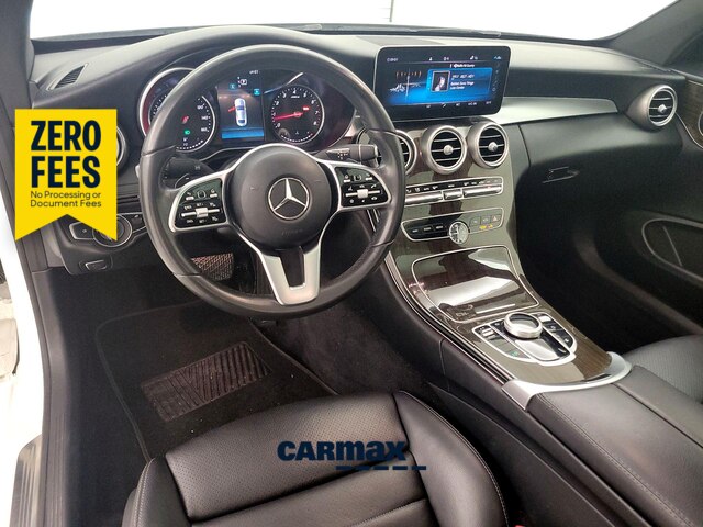 White 2019 Mercedes-Benz C-Class Coupe Rear-Wheel Drive Automatic