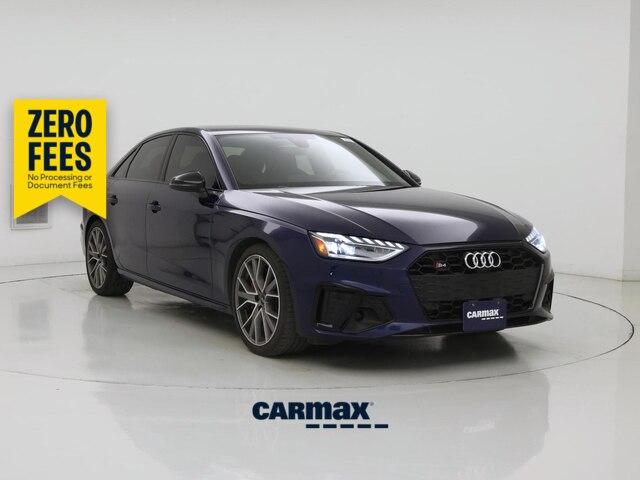 Blue 2020 Audi S4 Sedan All-Wheel Drive Automatic