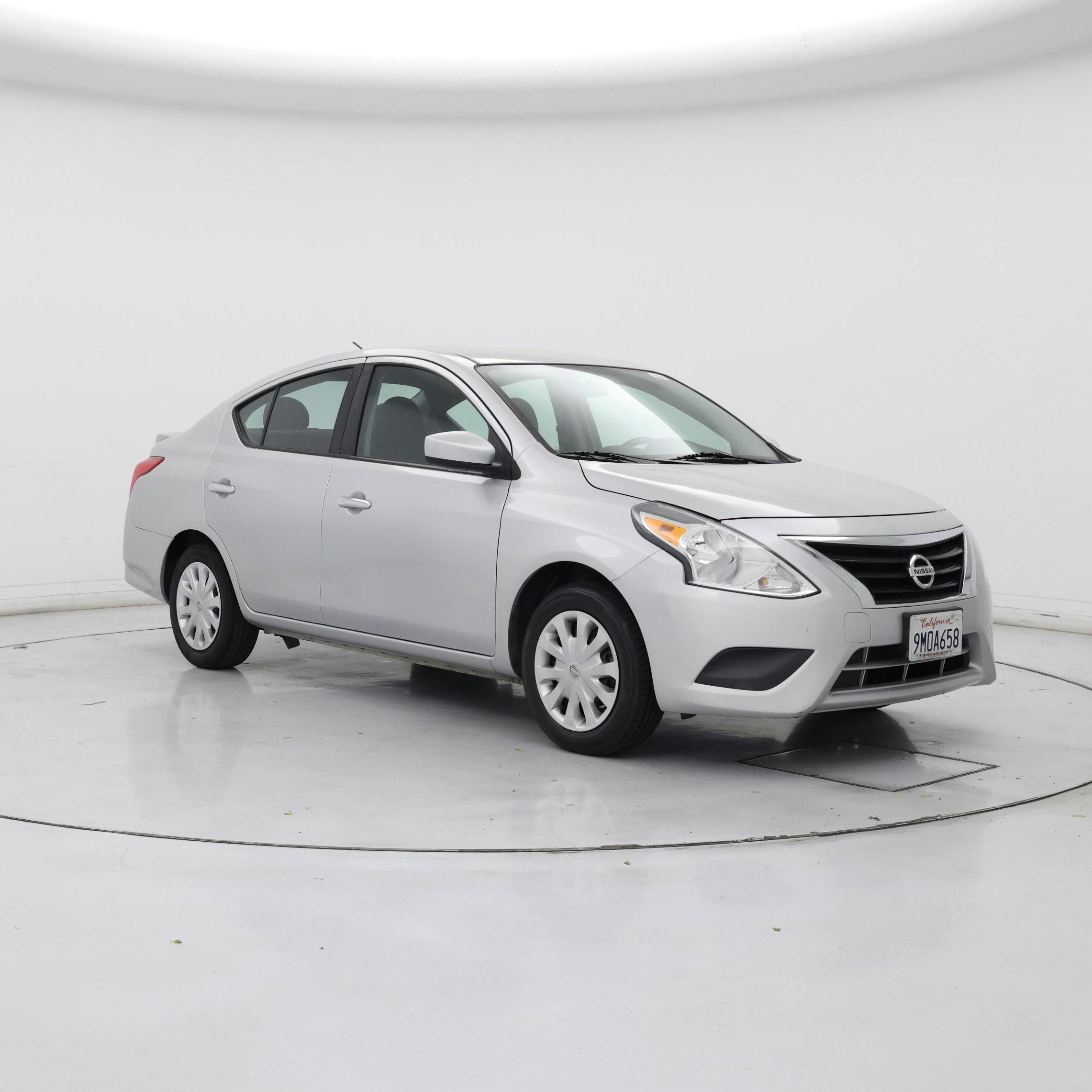 Silver 2018 Nissan Versa Sedan Front-Wheel Drive Automatic