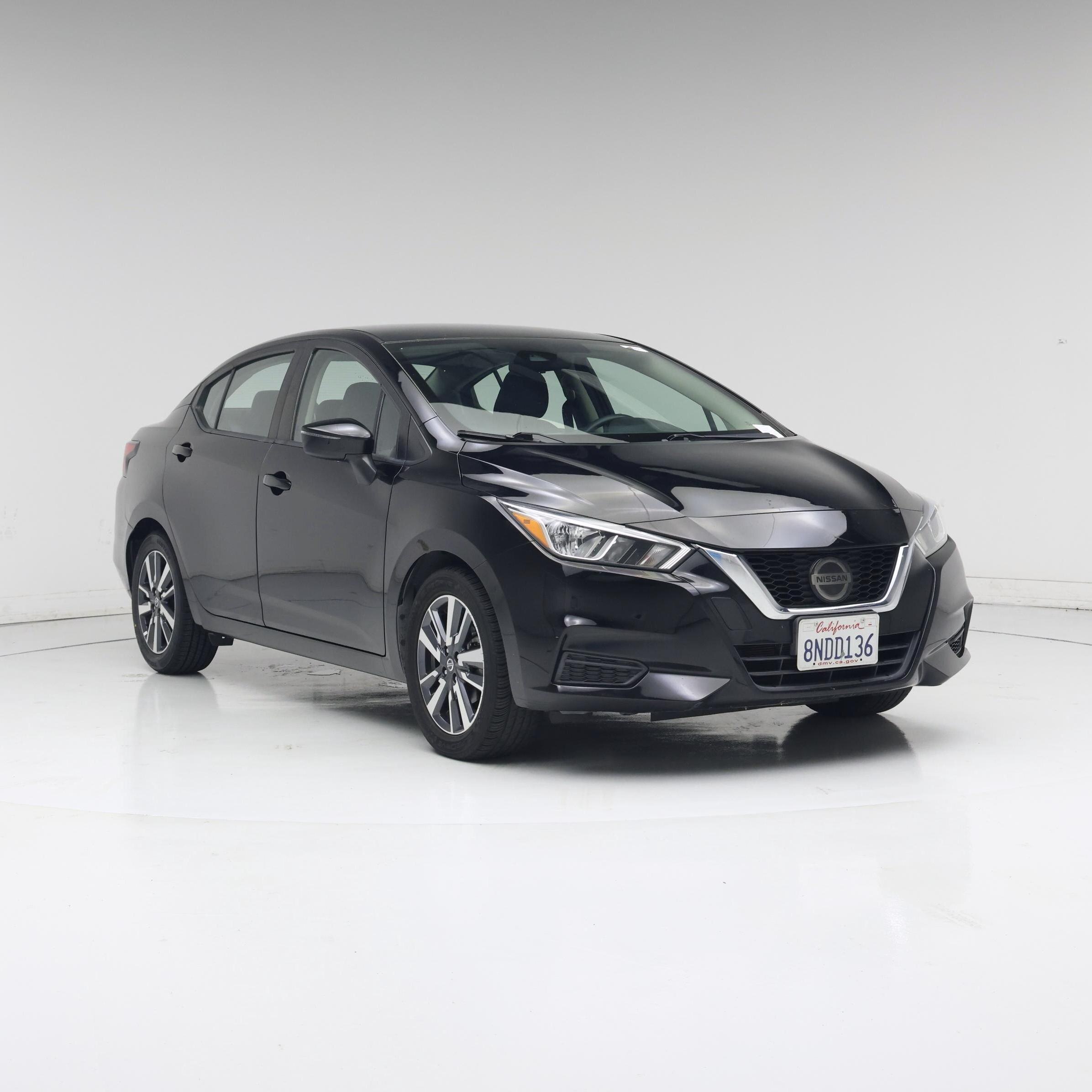 Black 2020 Nissan Versa Sedan Front-Wheel Drive Automatic
