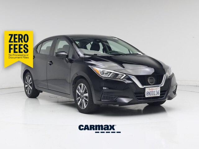 Black 2020 Nissan Versa Sedan Front-Wheel Drive Automatic