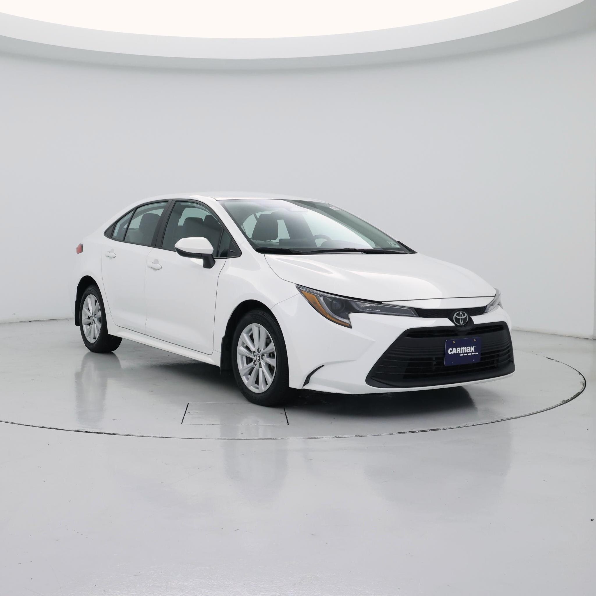 White 2023 Toyota Corolla Sedan Front-Wheel Drive Automatic