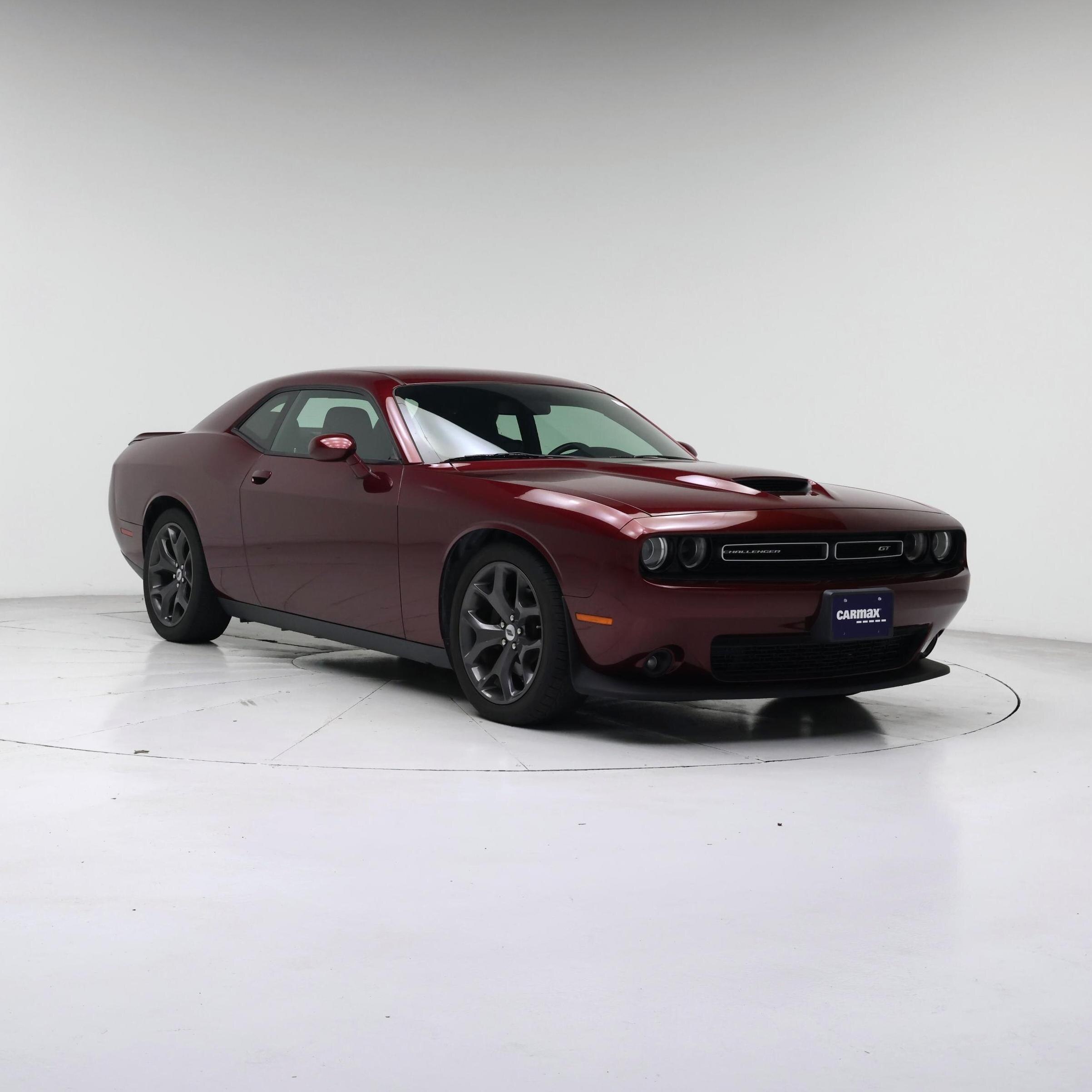 Red (Burgundy) 2019 Dodge Challenger Coupe Rear-Wheel Drive Automatic
