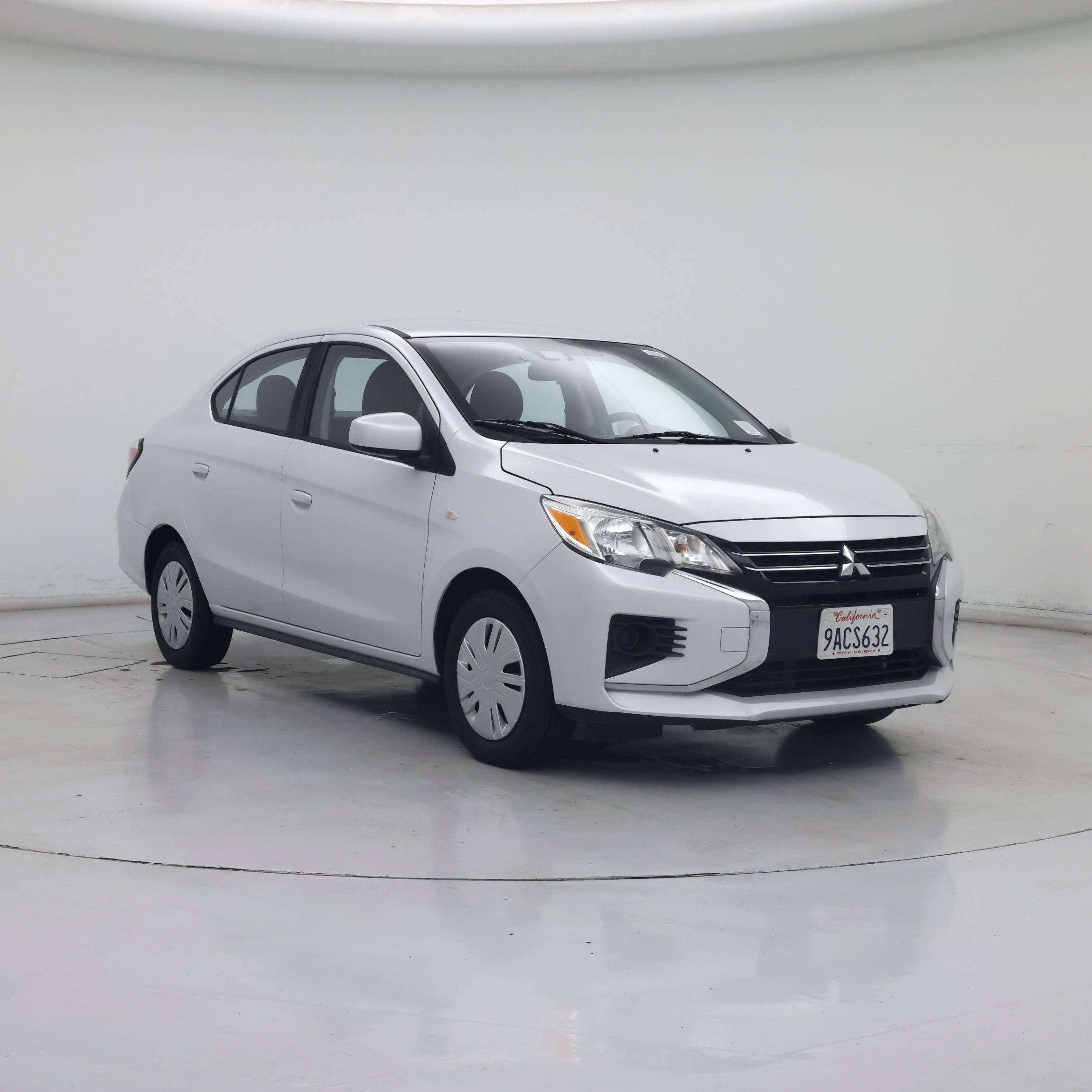 Silver 2022 Mitsubishi Mirage G4 Sedan Front-Wheel Drive Automatic