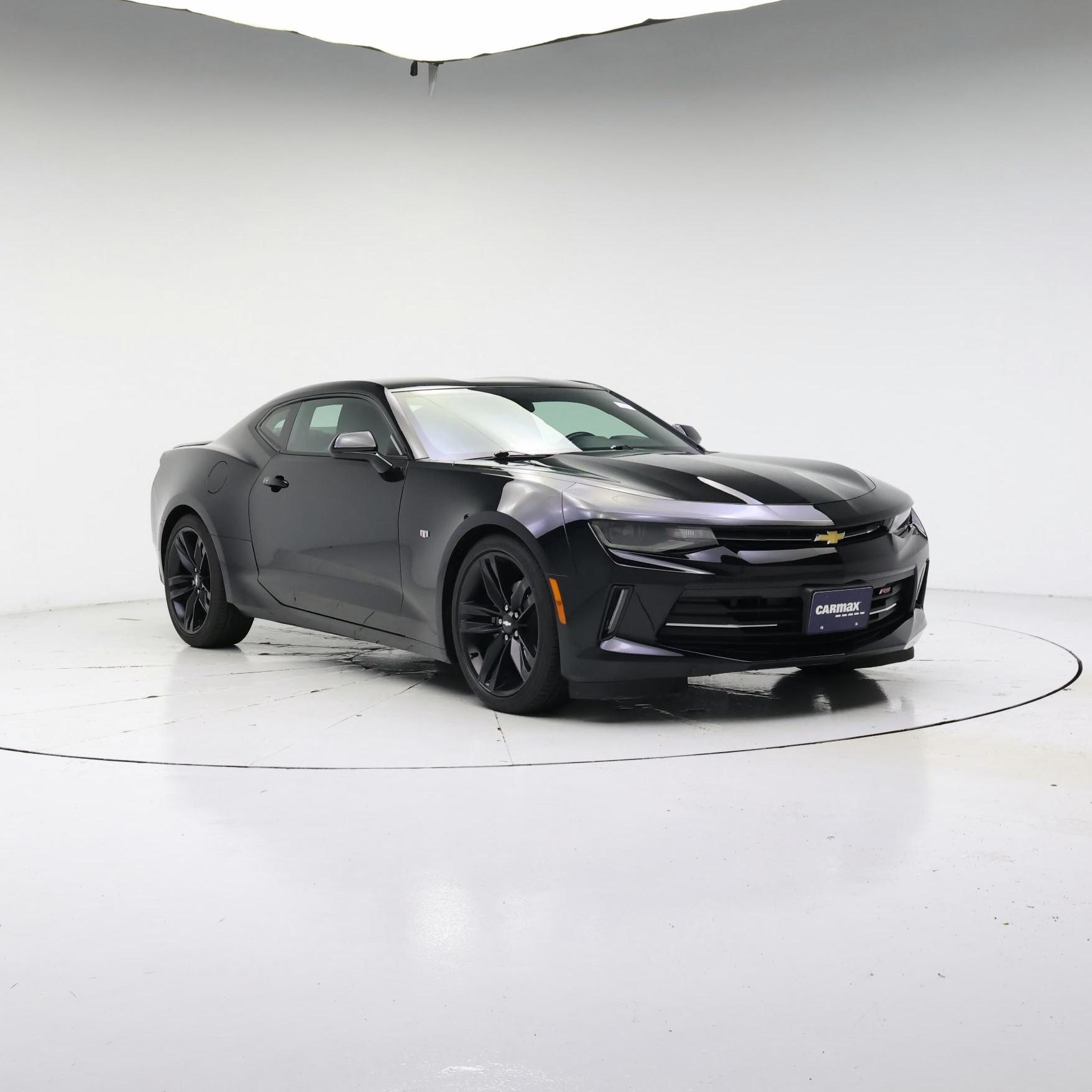 Black 2017 Chevrolet Camaro Coupe Rear-Wheel Drive Automatic