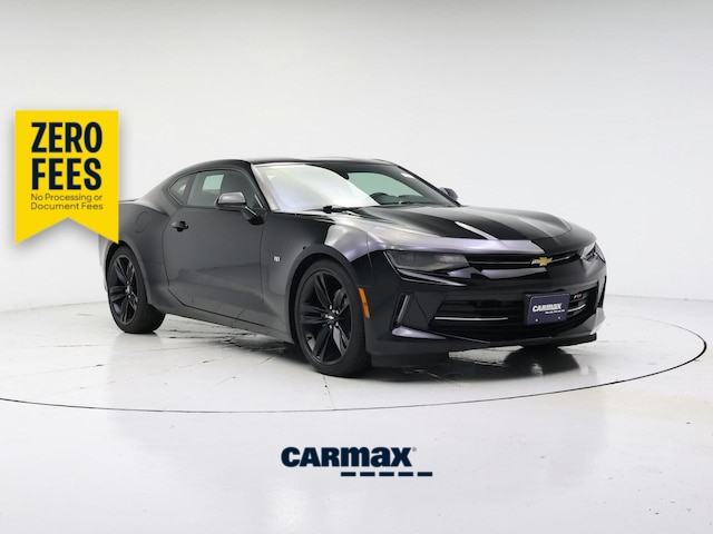 Black 2017 Chevrolet Camaro Coupe Rear-Wheel Drive Automatic