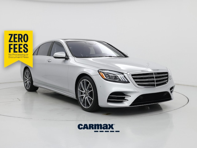 Silver 2018 Mercedes-Benz S-Class Sedan Rear-Wheel Drive Automatic